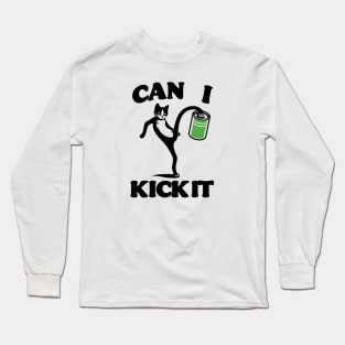 can i kick it - cats Long Sleeve T-Shirt